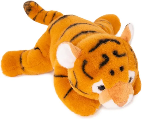 Miniatura 9 de Animal de peluche con peso de tigre blanco, almohada de peluche de tigre con peso de 17.7 pulgadas, juguetes de peluche de tigres suaves, almohada
