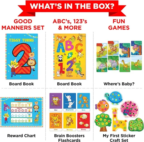 Miniatura 2 de Learnabee Juguetes para niños y niñas de 2 años Regalo para niños de 2 años Libros de mesa y actividades divertidas Juguetes