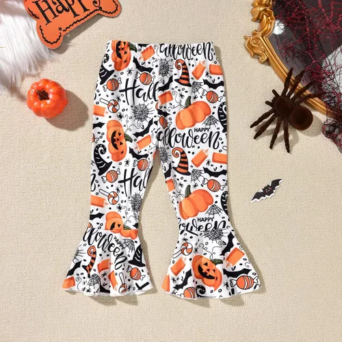 Miniatura 6 de HINTINA Conjunto de ropa de manga larga con volantes para niña pequeña, con estampado floral, para otoño e invierno