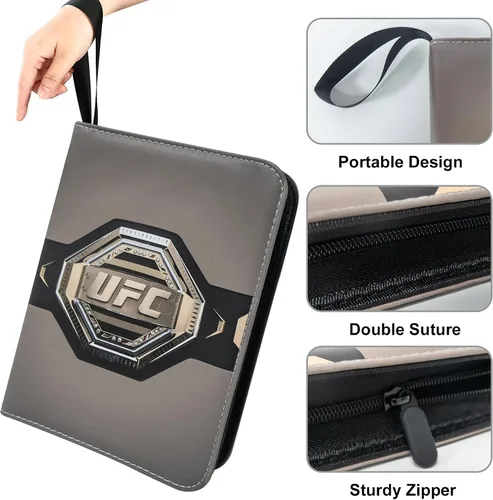 Miniatura 27 de Carpeta de tarjetas de 400 bolsillos para tarjetas de anime, portátil, impermeable, libro de almacenamiento de tarjetas de One Piece con fundas