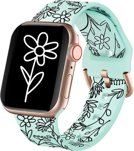 Miniatura 8 de ACESTAR Correas de reloj de doble cara compatibles con Apple Watch Band de 1.496 pulgadas, 1.575 pulgadas, 1.614 pulgadas/1.654 pulgadas