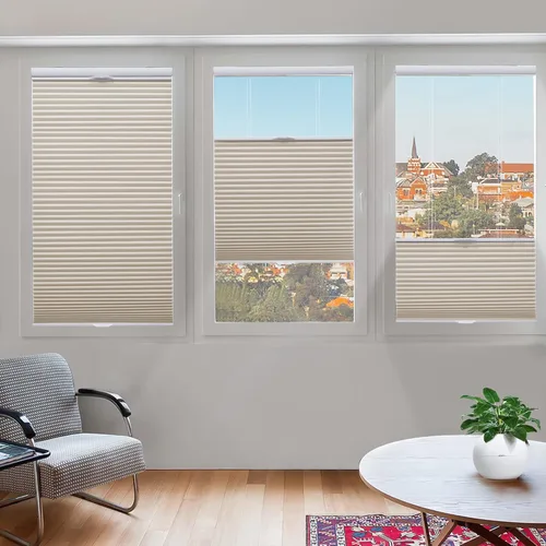 Miniatura 36 de Tonature Persianas Celulares de Tamaño Personalizado para Ventanas Cortinas Blackout sin Cordón Persianas Enrollables Protección UV Aislamiento