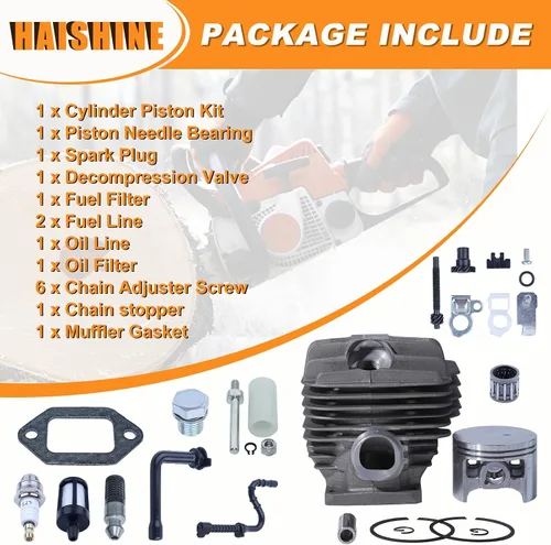 Miniatura 6 de Kit de pistón de cilindro de 2.126 in para motosierra Stihl MS460 046 11280201221
