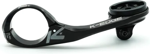 K-Edge | Max XL (1.252 in) Soporte combinado para computadora de bicicleta | para dispositivos GPS Garmin | Negro | gps-vehicle-mounts