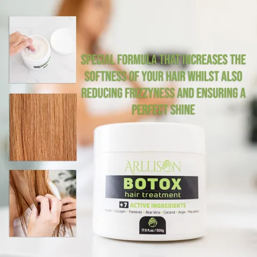 Miniatura 3 de Tratamiento capilar Botox con antifrizz, cabello suave y brillante con hidratación profunda, sin formaldehído, suaviza, hidratante, añade brillo