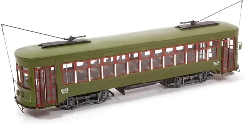 Miniatura 5 de OcCre New Orleans Streetcar Modelo Kit - Madera y Metal, Escala 1/24