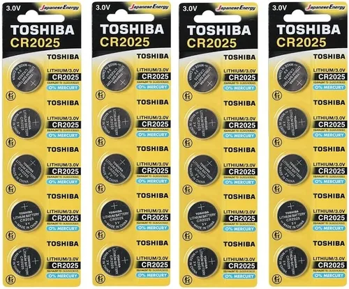 Miniatura 14 de Toshiba CR2025 Batería de moneda de litio de 3 voltios (500 baterías)