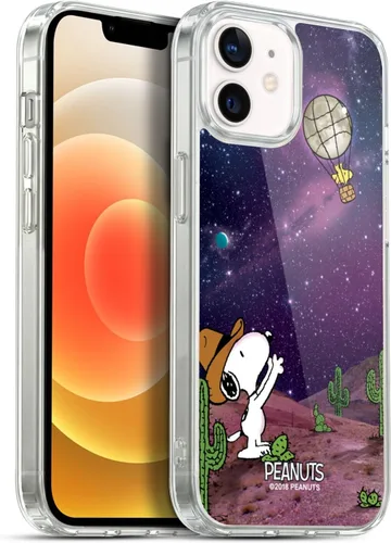 Miniatura 119 de Head Case Designs Funda de gel con licencia oficial de Peanuts Nebula Cactus Needles Snoopy Space Cowboy [protección de grado militar] compatible