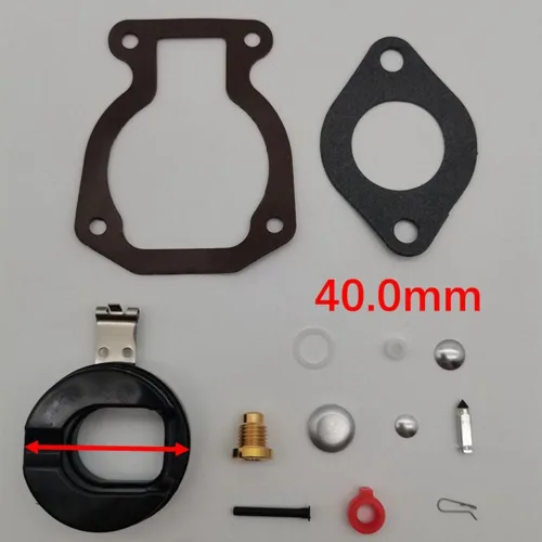 Miniatura 3 de Kit de reparación de carburador con flotador para Johnson Evinrude 4-15 hp 398453 398452 391305 439072 391937 1968 1974 1975 1976 1977 1978 1979