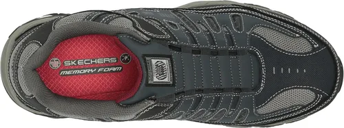 Miniatura 5 de Skechers Zapato industrial Cankton-U para hombre, Azul marinoGris