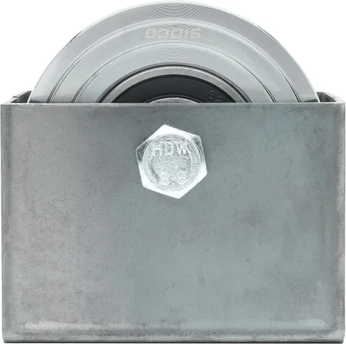 Miniatura 6 de Rueda con ranura en V de 4 pulgadas, acero sólido, rueda de puerta corredera, resistente, rueda de puerta de metal, rueda en forma de V invertida