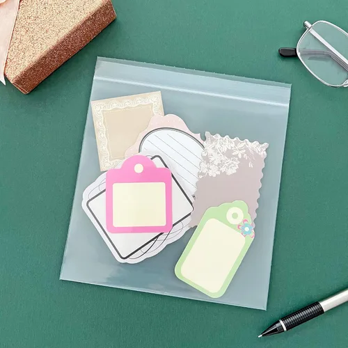 Miniatura 3 de Plymor 6 x 6 pulgadas (caja de 1,000), bolsas de plástico con cierre de cremallera resistente de 4 mil