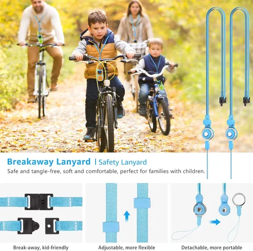 Miniatura 9 de Topsung Walkie Talkies for Kids Long Range Walkie-Talkie for Adults Rechargeable 4 Pack with Lanyard NOAA USB, Family Pink 2 Way Radio Toys for 3-12