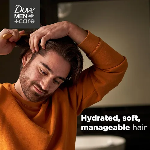 Miniatura 7 de DOVE MEN + CARE Champú y Acondicionador Fortificante 2 en 1 para Cabello Normal a Graso Fresco y Limpio con Cafeína Ayuda a Fortalecer el Cabello