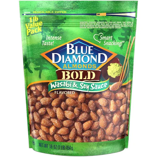 Miniatura 19 de Blue Diamond Almonds, Almendras espolvoreadas de cacao asadas al horno, 14 onzas