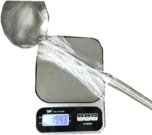 Miniatura 5 de Cucharón de sopa de acero inoxidable 304, utensilios de cocina de acero inoxidable 304 para cocinar con diseño antiquemaduras, herramienta de cocina