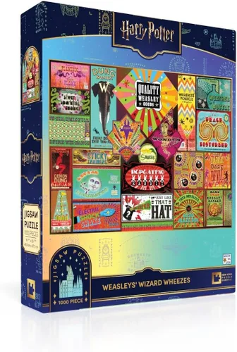 Miniatura 7 de New York Puzzle Company - Arte del Capítulo de Harry Potter - Rompecabezas de 1000 Piezas para Adultos de Mary GrandPré