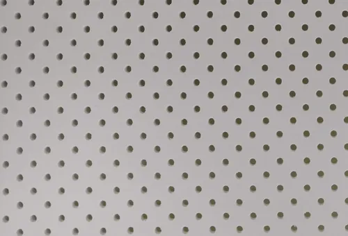 Miniatura 2 de Azulejo perforado plástico blanco de 2'x2' con agujeros de 1/8" de diámetro (10)
