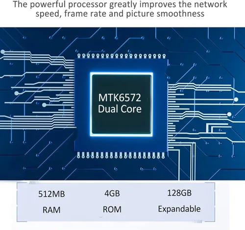 Miniatura 7 de Rino8 Pro - Teléfono inteligente Andriod desbloqueado, pantalla HD de 5.45 pulgadas, 512 MB+4 GB, doble SIM, 128 GB de almacenamiento expandible
