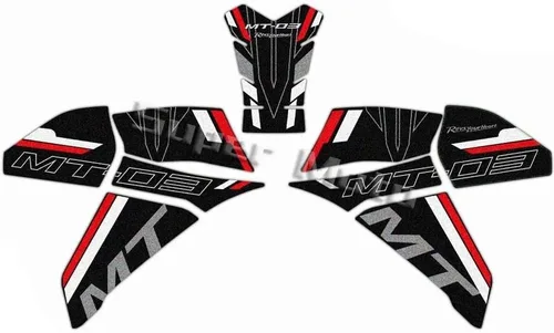 Miniatura 8 de Tank Pad Sticker Motorcycle Anti Slip Knee Grip Pad Fuel Tank Stickers Gas Cap Oil Protect Pad Frosted Decals for Yam&aha MT03