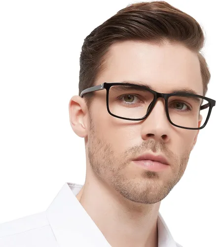 MARE AZZURO Anteojos de lectura grandes para hombres Lectores cuadrados flexibles 1.0 1.25 1.5 1.75 2.0 2.25 2.5 2.75 3.0 3.5 4.0 5.0 6.0