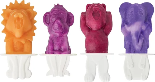 Miniatura 15 de Tovolo - Moldes para paletas heladas, motivo yeti, Dino, Blanco