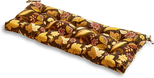 Miniatura 33 de Greendale Home Fashions Cojín de banco para exteriores de 51 pulgadas, Adobe Stripe