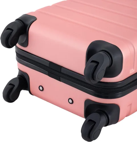 Miniatura 7 de Travelers Club Harper Luggage, oro rosa, equipaje de mano de 20 pulgadas