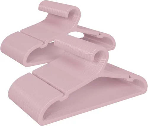 Miniatura 18 de ABHENG Paquete de 30 perchas de ropa, perchas de plástico antideslizantes, perchas que ahorran espacio, resistentes, para colgar ropa seca y húmeda