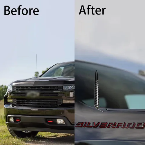 Miniatura 6 de Antena de bala Calibre 50 para auto y camión con diseño de bandera americana Compatible con Ford F150 F250 F350, Dodge RAM 1500, Chevy Silverado