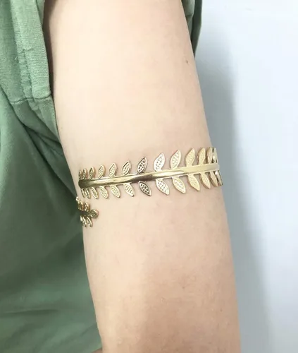 Miniatura 4 de Brazalete de oro para mujer, chapado en oro de 14 quilates, pulsera gruesa de moda para mujer, pulsera de oro rosa para adolescentes, pulsera