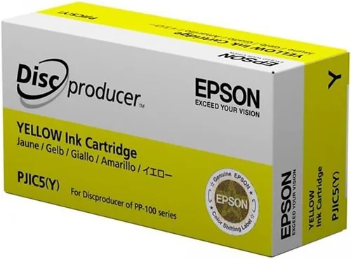 Epson Cartucho de tinta amarillo para la impresora de inyección de tinta y quemador DiscProducer PP-100