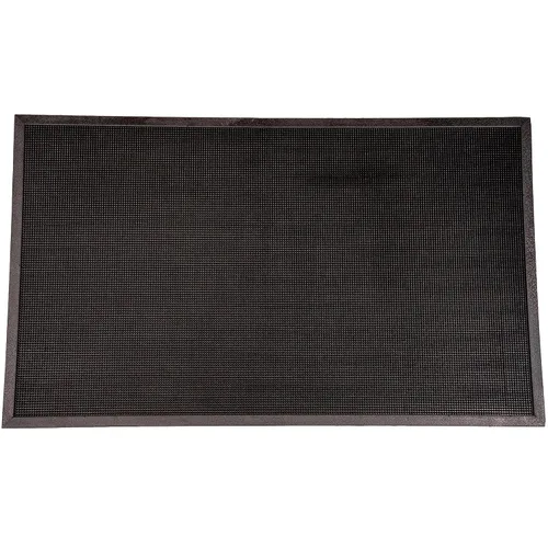 Miniatura 2 de Alfombrilla de entrada de goma de alta resistencia para áreas exteriores de Durable Corporation., 36" x 72", Negro, 1