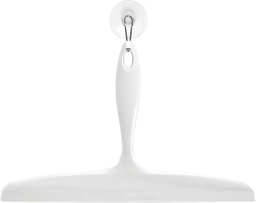 Miniatura 6 de iDesign Bathroom Escobilla de Ducha de Plástico para Baño con Gancho de Pared - Negro