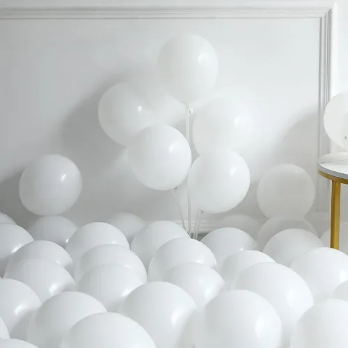 Miniatura 5 de Kit de Guirnalda de Arco de 140 Globos de Hielo y Nieve, Globos de Látex Azul, Plateado y Blanco con Globo de Copo de Nieve de Aluminio Transparente