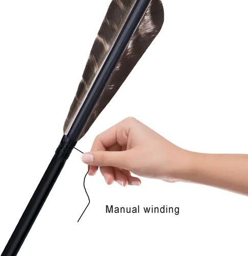 Miniatura 9 de 31Inch Carbon Arrow, Practice Hunting Arrows, Camo Turkey Feather Fletching, Arrows for Compound & Recurve Bow with Removable Tips Adjustable Nocks