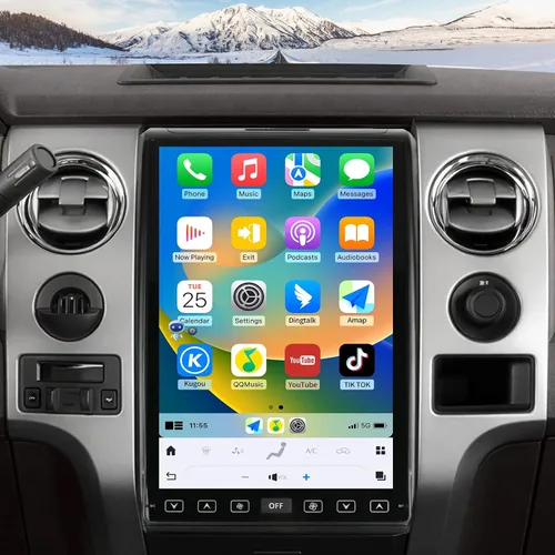 Miniatura 11 de Radio de coche para Ford Explorer 2011-2019 Actualización de radio con pantalla estilo Tesla de 14.4 pulgadas Unidad principal con Carplay