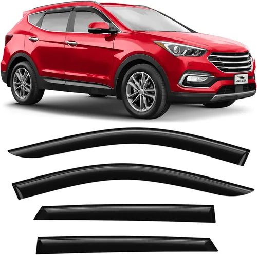 Miniatura 11 de Voron Glass - Protectores de lluvia con cinta adhesiva extra duraderos para Nissan Juke 2011-2017, deflectores de ventana, viseras de ventilación, 4