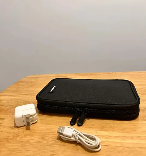 Miniatura 9 de Organizador de cables de viaje, bolsa de cable, organizador de electrónica de viaje, bolsa de transporte de tecnología, estuche de transporte