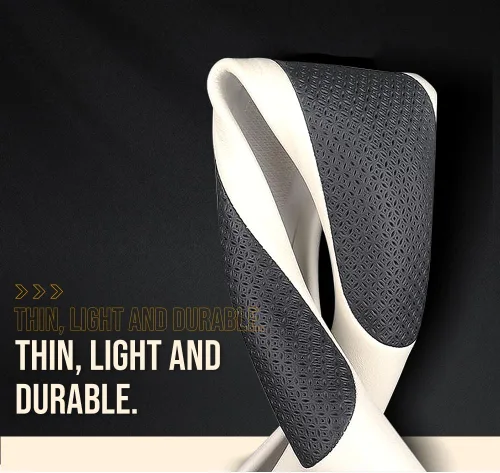 Miniatura 3 de HAOTULE Funda de cuero de napa delgada y elegante para volante, para la conversión interior de la cubierta del volante de Chevrolet (negro)