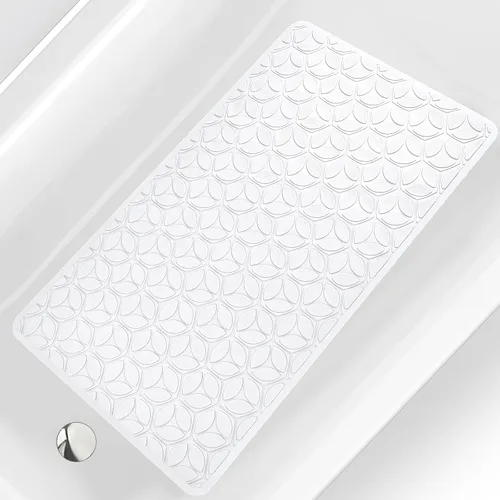 Miniatura 10 de Alfombra antideslizante para bañera Alfombra de baño de goma real para bañera y ducha Alfombra de baño para seguridad diaria Alfombra de baño