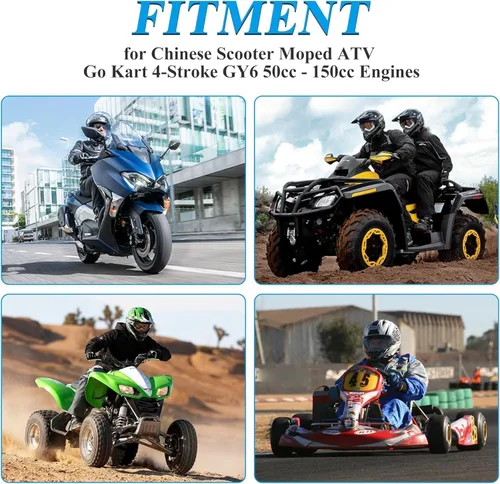 Miniatura 3 de GY6 Gas combustible baja tensión interruptor bomba válvula Petcock para 50cc 125cc 150cc ATV Go Kart ciclomotor Scooter 4 Wheeler Quad Bikes 4