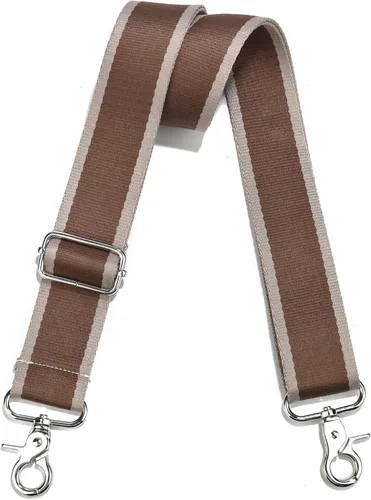 Miniatura 59 de Correa de Bolso Ancha Correa de Hombro Ajustable Correa de Repuesto Cruzada Correa de Bolso de Hardware Plateado