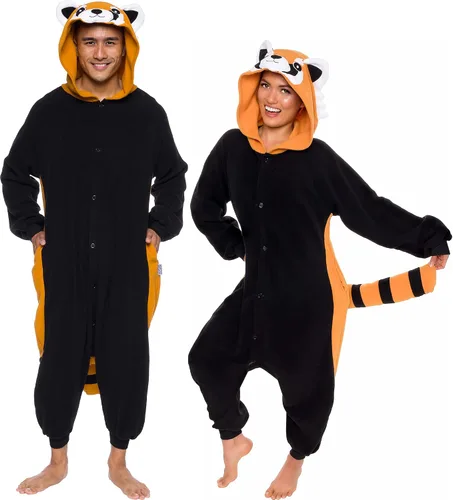 Funziez! - Disfraz de Halloween para adultos, dinosaurio y tiburón mameluco de felpa unisex de una pieza para adultos, hombres y mujeres