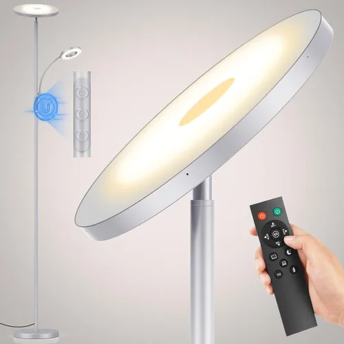 Miniatura 13 de marctronic Lámpara de pie, mejorada de 42W 4000LM, lámpara de pie LED súper brillante para sala de estar, dormitorio, lámparas de pie de lectura