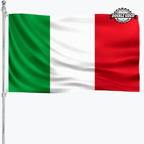 Miniatura 17 de Bandera albanesa de Albania 3x5 doble cara para exteriores, banderas nacionales del país de alta resistencia de 3 capas de poliéster con 2 ojales
