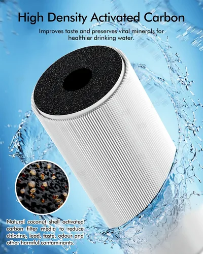 Miniatura 4 de 122943 Cartucho de repuesto para filtro de agua, filtro de carbono 3 en 1 e3 + prefiltro compatible con el sistema de filtro de agua Amway Espring