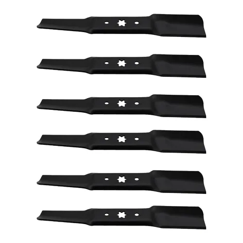 Miniatura 2 de RAParts (6) cuchillas de repuesto para cortacésped de repuesto de 17-1/4 pulgadas MTD para Cub Cadet 742-05052A 942-05052A