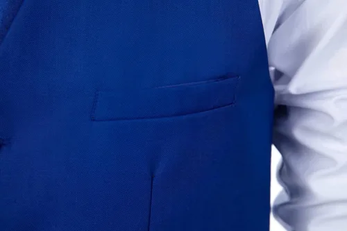 Miniatura 4 de Chaleco de traje para hombre, chaleco de negocios, chaleco de vestir formal para hombres con 4 botones de ajuste delgado
