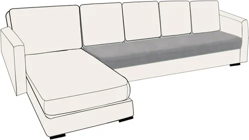 Miniatura 21 de UNBBRRL Fundas de cojín de asiento para sofá, elásticas, funda de cojín individual para sofá, fundas de cojín para sofá, fundas de héroe protegen